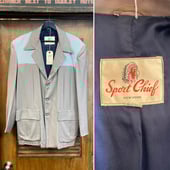 hollywood jacket 50'sヴィンテージ Vintage Jacket, 1950s Leisure Jacket, Hollywood Jacket, Two