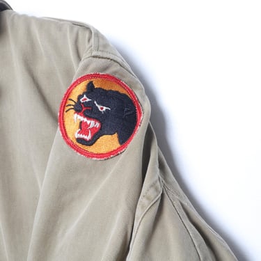 vintage MID-century BLACK Panthers WWll military issue jacket -- Men's Size Large - FREE shipping U.S.A. 