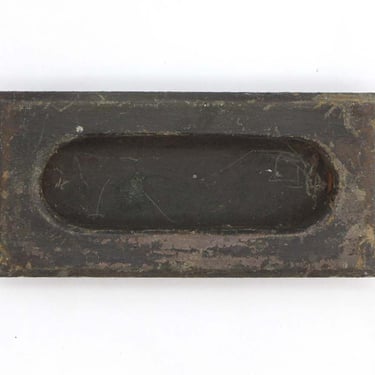 Vintage 3.375 in. Blackened Brass Window Sash Lift