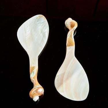 Mother of Pearl Salad Servers
