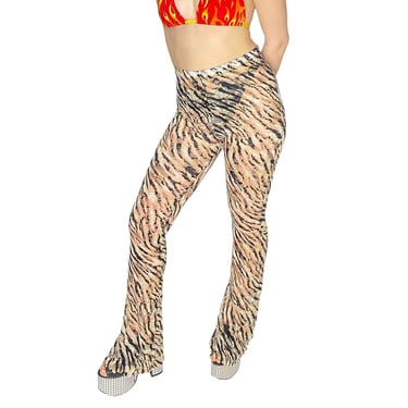 Zebra Lace Bell Bottoms, Sheer Flare Pants, Unisex Bell Bottoms, Mens Sheer Pants, Y2k Pants, Rave Clothing Women, Burning Man Clothing 