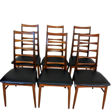 MCM set of Six Niels Koefoed Hornslet Dining Chairs. 