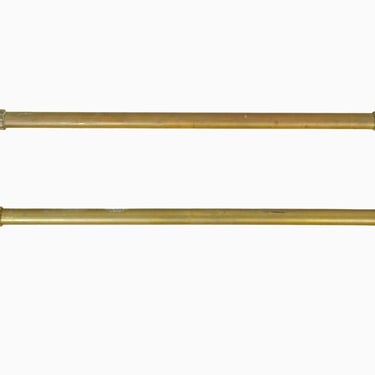 Pair of Vintage European 40 in. Brass Commercial Door Pulls