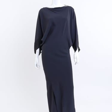 Batwing Tapered Maxi Dress