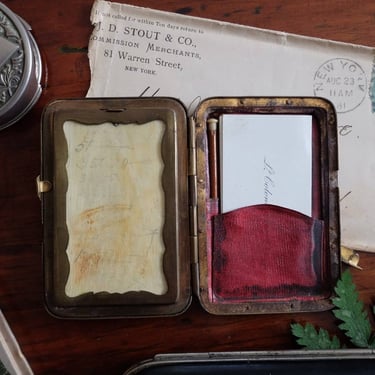 Civil War Period Wallet and Notepad Belonging to Lt. Colonel Grimes of North Carolina 