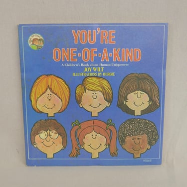 You're One of a Kind (1979) by Joy Wilt - The Ready Set Grow Series - Hergie Art - Vintage Children's Book About Human Uniqueness 