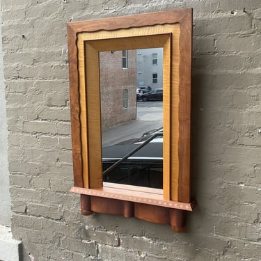 Handcrafted Mixed Wood Mirror