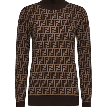 Fendi Women Ff Cotton Sweater