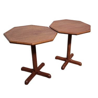 Pair of Teak Side Tables 