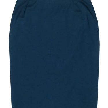 Lafayette 148 - Dark Teal Pencil Skirt Sz 8