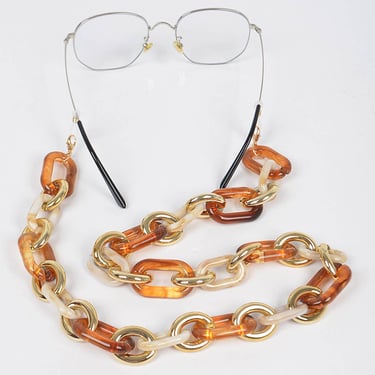 Acrylic Link Chain Sunglasses Strap