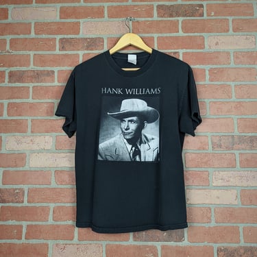 Vintage 2002 Hank Williams ORIGINAL Country Western Artist Tee - Medium 