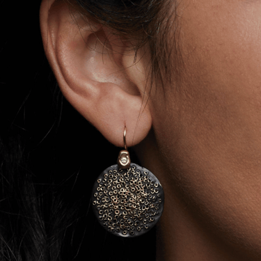 Julie Cohn | Pollen Black Bronze Earring