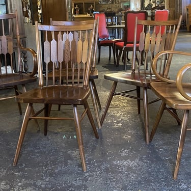 MCM Drexel Declaration Walnut Chair by Kippstewart Set of 5