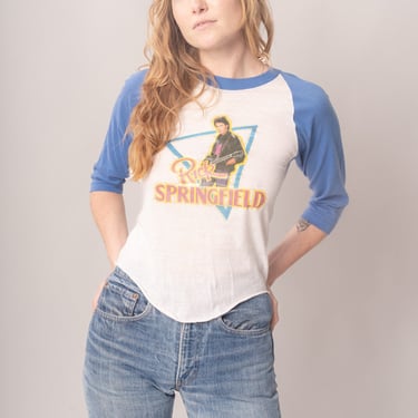 1980’s Rick Springfield Glitter Raglan T-Shirt