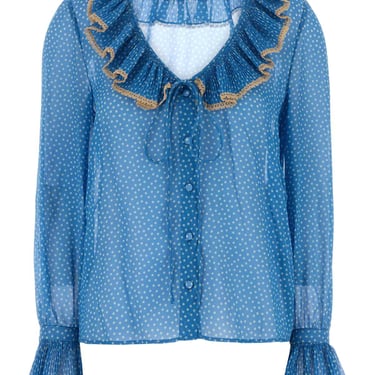 Valentino Garavani Women Printed Silk Blouse