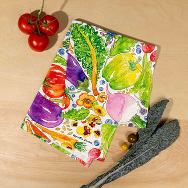 Veggie Bounty 100% Cotton Kitchen Towel