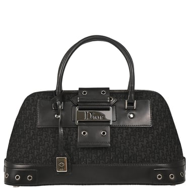 Christian Dior 2002 Black Trotter Street Chic Handbag