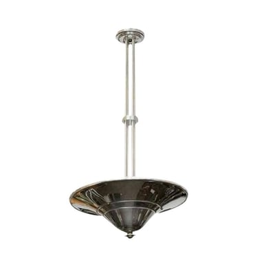 1930s Art Deco Saucer Ceiling Pendant Lamp Multiples available 