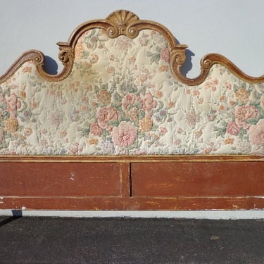 Headboard Hollywood Regency Glam King Bed Ornate Victorian Venetian Neoclassical Baroque Glamour Rococo Bedroom French Provincial 