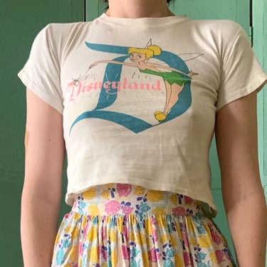 1960s Disneyland Tinkerbell Tee - Size XS