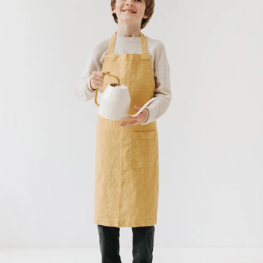 Linen Tales Kids Pinafore Apron | Honey