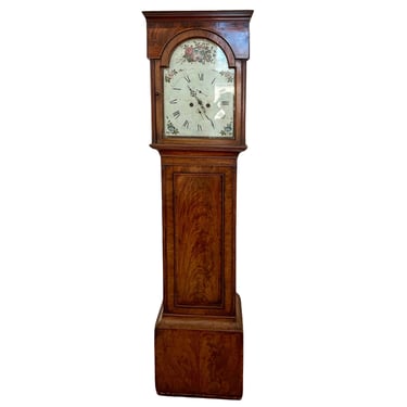 English Georgian Mahogany Longcase Clock