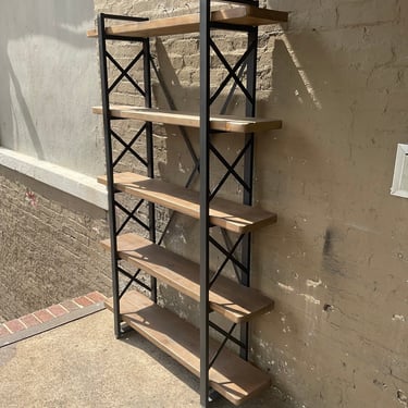 Pine & Metal Etagere