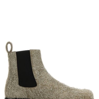 Loewe Man Khaki Suede Campo Chelsea Ankle Boots