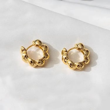 Cloud Earrings Gold