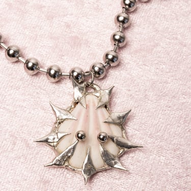 My Dearest World - Chunky Pierced Scallop Necklace