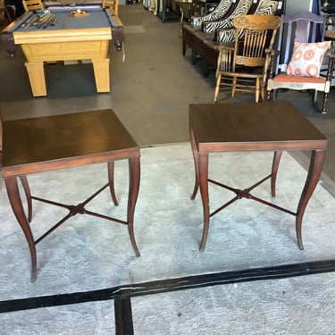 pair of ethan allen end tables