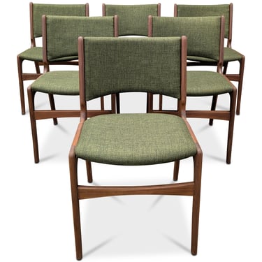 6 Erik Buch Dining Chairs - 032561