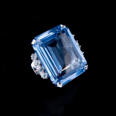 Blue Spinel Ring by Baden & Foss