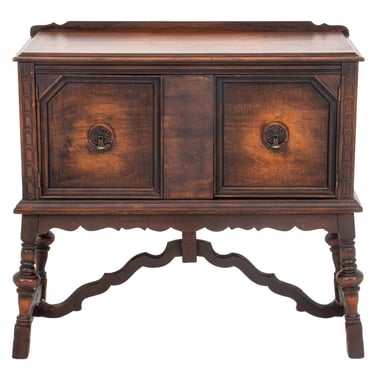 Jacobean Style Low Cabinet