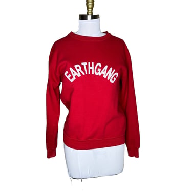 Vintage Red Jerzees Sweatshirt, Earthgang Sweatshirt 