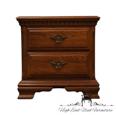 SUMTER CABINET Solid Oak Rustic Country Style 24" Two Drawer Nightstand 505-1505 