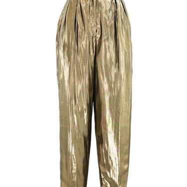 Metallic Gold Trousers