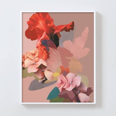 Draw The Line No. 3 - Abstract Floral Art Print