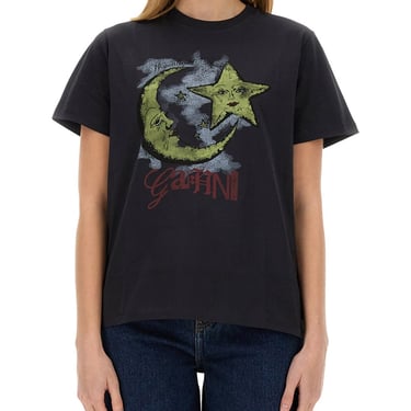 Ganni Women "Moonlight" T-Shirt