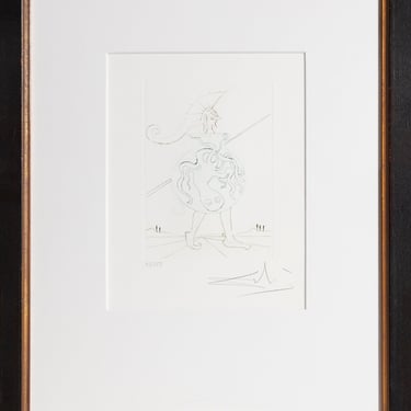 Salvador Dali, Henry V from Much Ado about Shakespeare, Etching 