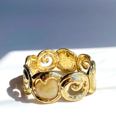 Baroque Pearl Swirl Bracelet