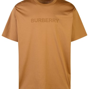 Burberry 'Harriston' Beige Cotton T-Shirt Men