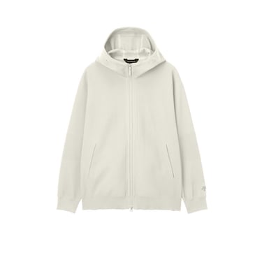 White Fusionknit Hoodie