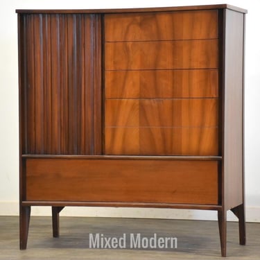 Tall Walnut Dresser by Strata Unagusta 