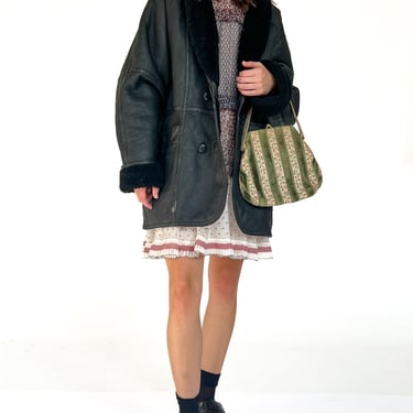 Black Moto Shearling (XXL)
