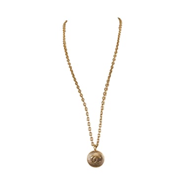 Chanel Gold Logo Pendant Chain