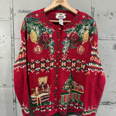 Cozy Vintage Christmas Sweater with Quirky Sweater Patterns Holiday Knitwear picture knit Bells Ugly 