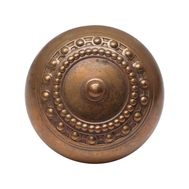 Antique Concentric Brass Corbin Como Entry Door Knob