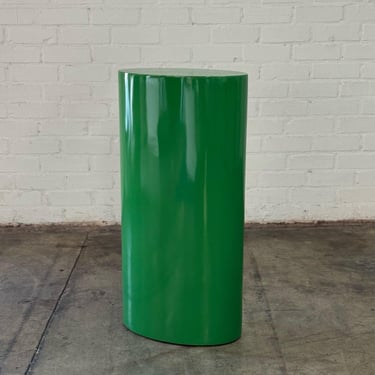 Vintage Oval Pedestal Lacquered in Bottega Green 